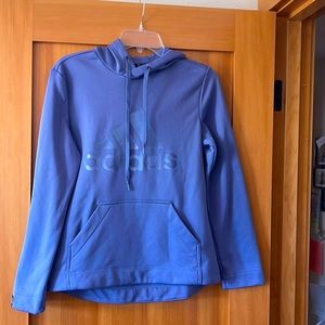 EUC Adidas blue hoodie.
